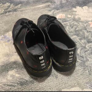 rare dr martins x lazy oaf 1461 lace up ribbon shoes